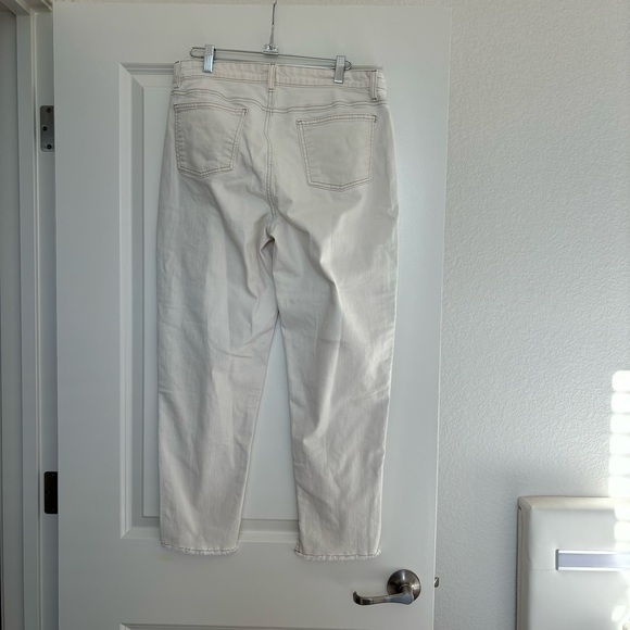 Eileen Fisher Jeans size 12, Skinny Ankle Raw Hem - Picture 12 of 14